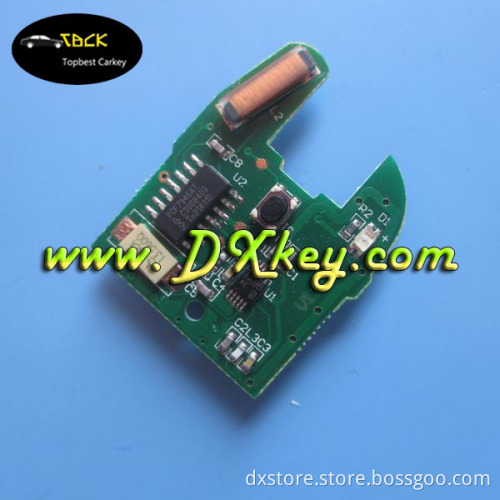 Topbest 1 button remote key (VAC102) for Renault scenic key renault car key with 433mhz ID46 electronic chip